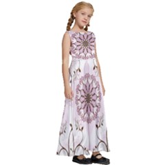 Kids  Satin Sleeveless Maxi Dress 