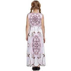 Kids  Satin Sleeveless Maxi Dress 