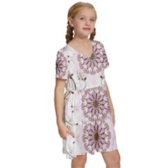 Kids  Short Sleeve Tiered Mini Dress 