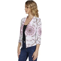 Women s Casual 3/4 Sleeve Spring Jacket 