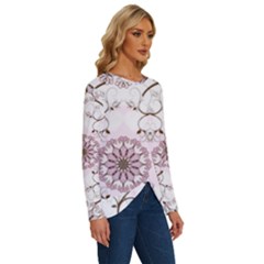 Long Sleeve Crew Neck Pullover Top 