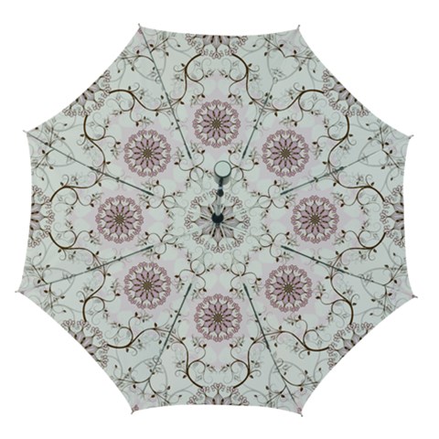 Floral Flora Flower Seamless Pattern Automatic Folding Umbrella with Case (Medium) from ArtsNow.com