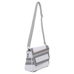 Shoulder Bag with Back Zipper 