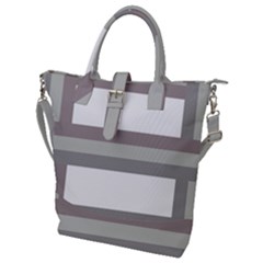 Buckle Top Tote Bag 