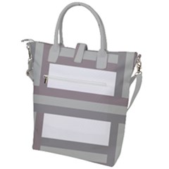 Buckle Top Tote Bag 