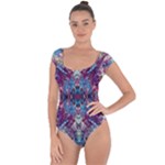 Abstract symmetry Short Sleeve Leotard 