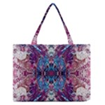 Abstract symmetry Zipper Medium Tote Bag