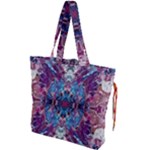 Abstract symmetry Drawstring Tote Bag