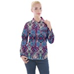 Abstract symmetry Women s Long Sleeve Pocket Shirt