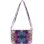 Abstract symmetry Double Gusset Crossbody Bag