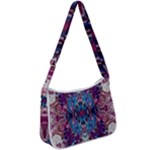 Abstract symmetry Zip Up Shoulder Bag