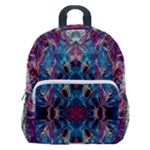 Abstract symmetry Kids  Age 5-10 Lightweight School Backpack with Side Pockets