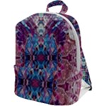 Abstract symmetry Zip Up Backpack