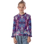 Abstract symmetry Kids  Frill Detail T-Shirt