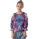 Abstract symmetry Kids  Cuff Sleeve Top