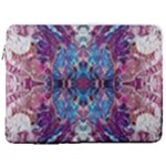 Abstract symmetry 17  Vertical Laptop Sleeve Case With Pocket