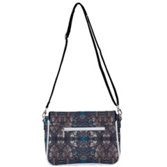 Shoulder Bag with Back Zipper 