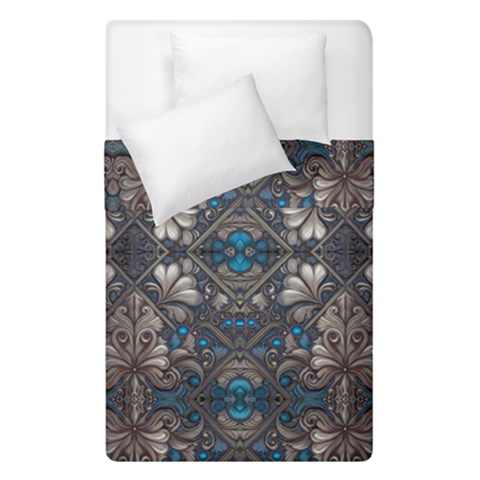 Ornate baroque floral pattern print Duvet Cover Double Side (Single Size) from ArtsNow.com