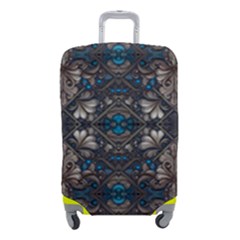 Ornate baroque floral pattern print Luggage Cover (Small) from ArtsNow.com