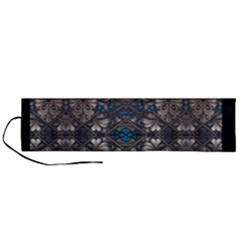 Ornate baroque floral pattern print Roll Up Canvas Pencil Holder (L) from ArtsNow.com