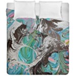 Marbling Mono Blend  Duvet Cover Double Side (California King Size)