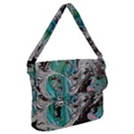 Marbling Mono Blend  Buckle Messenger Bag