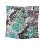 Marbling Mono Blend  Square Tapestry (Small)