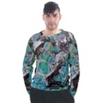 Marbling Mono Blend  Men s Long Sleeve Raglan T-Shirt