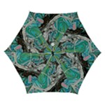 Marbling Mono Blend  Automatic Folding Umbrella with Case (Small)