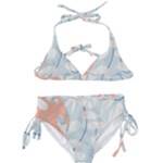 Pattern Plants Leaves Nature Kids  Classic Bikini Set