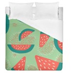 Watermelon Dots Summer Pattern Duvet Cover (Queen Size)