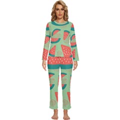 Womens  Long Sleeve Lightweight Pajamas Set 