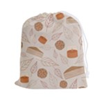 Leaves Cake Cookies Pattern Drawstring Pouch (2XL)