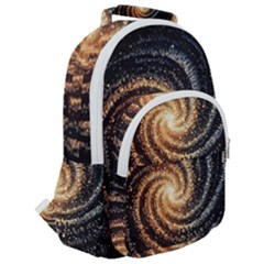 Rounded Multi Pocket Backpack 