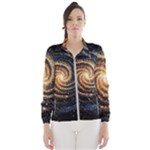 Galaxy Background Star Women s Windbreaker