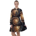 Galaxy Background Star All Frills Dress