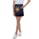 Galaxy Background Star Kids  Tennis Skirt