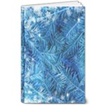 Blue Christmas Tree Branch Texture, Winter Texture, Tree Texture, Tree Branches 8  x 10  Softcover Notebook