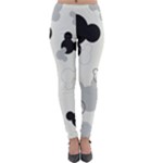 Mickey Mouse, Black, Classic, Cute, Disne Lightweight Velour Leggings