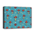 Whimsical Mushroom pattern Deluxe Canvas 16  x 12  (Stretched) 