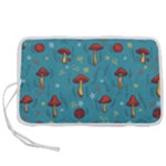 Whimsical Mushroom pattern Pen Storage Case (L)