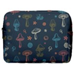 Whimsical Mushrooms pattern Make Up Pouch (Large)