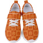 Seamless Halloween Pattern With Smiling Pumpkin 20240926 161520 0000 Women s Velcro Strap Shoes