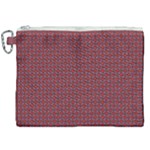 Brown Red Dot Pattern Canvas Cosmetic Bag (XXL)