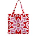 Zipper Grocery Tote Bag 