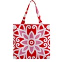 Zipper Grocery Tote Bag 