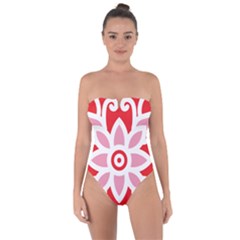 Tie Back One Piece Swimsuit 