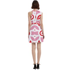 Cocktail Party Halter Sleeveless Dress With Pockets 