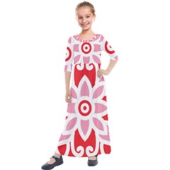 Kids  Quarter Sleeve Maxi Dress 