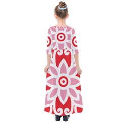 Kids  Quarter Sleeve Maxi Dress 